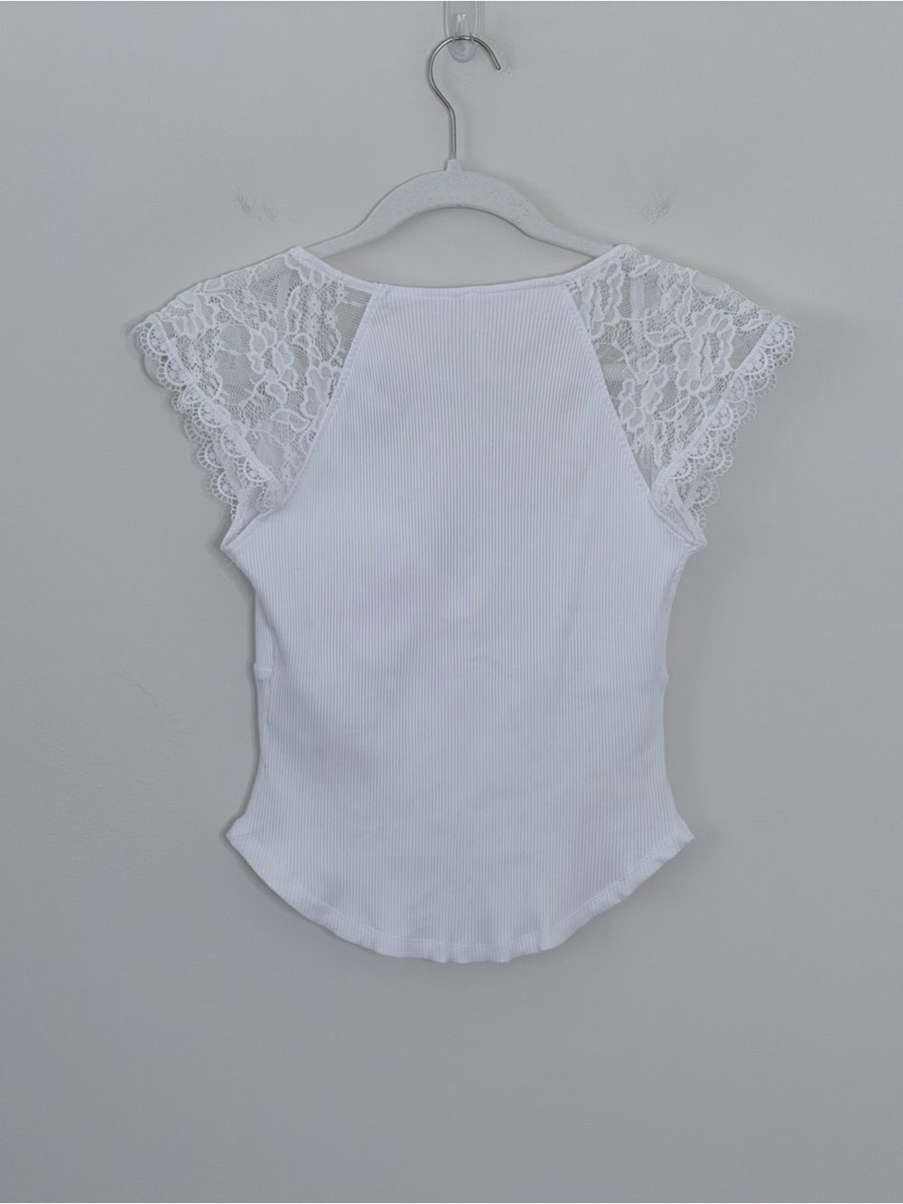 Free People Let's Talk Baby Tee milkmaid babydoll NEW - Picture 6 of 10